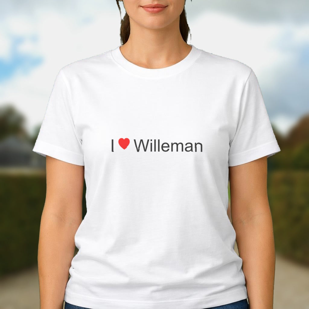 T-shirt I love willeman