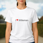 T-shirt I love willeman
