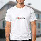 T-shirt I love willer