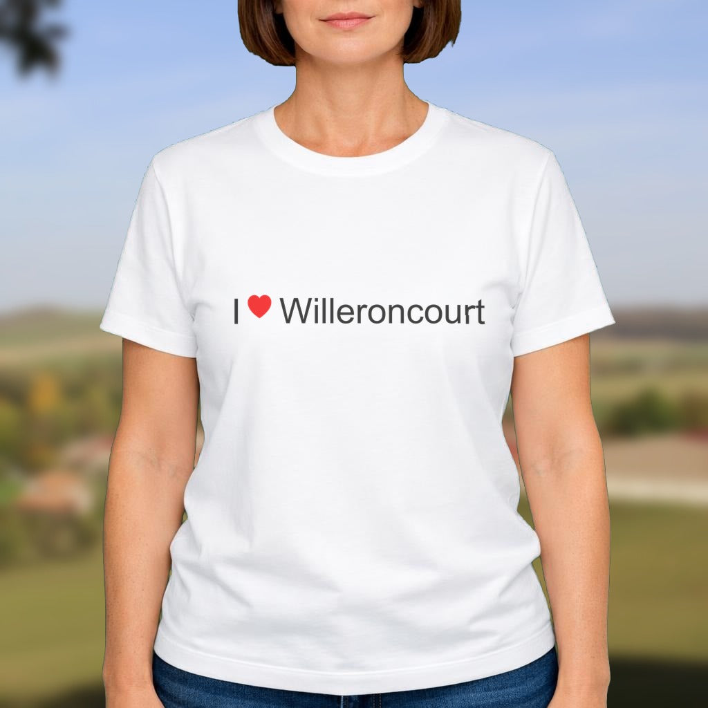 T-shirt I love willeroncourt