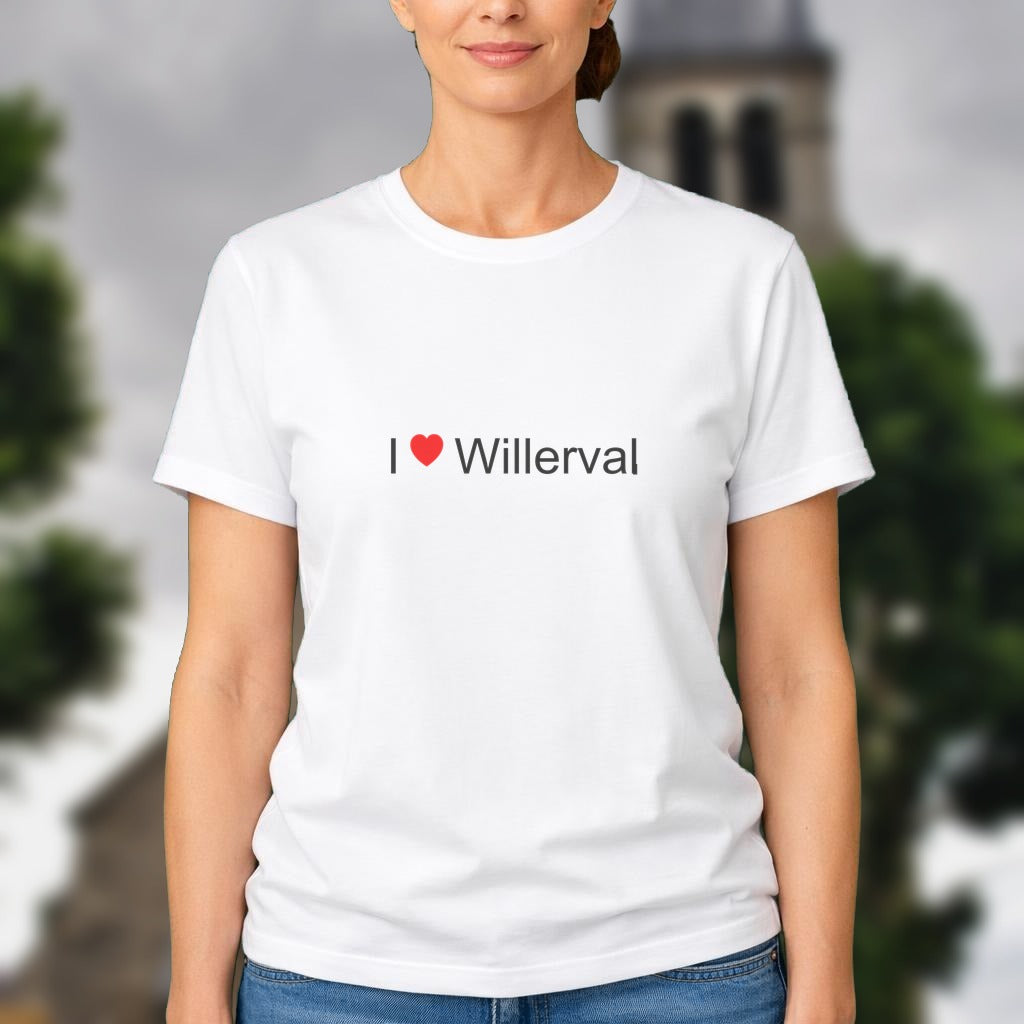 T-shirt I love willerval