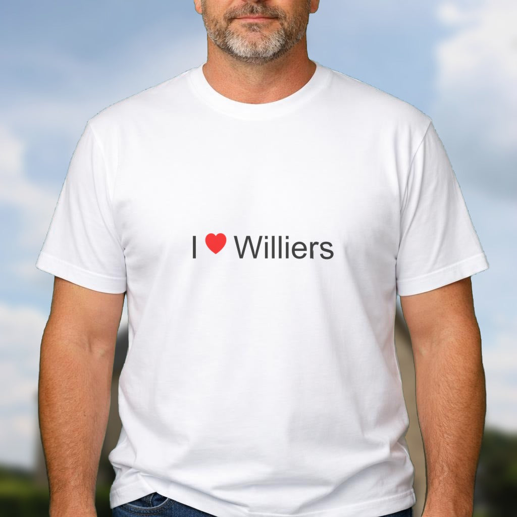 T-shirt I love williers