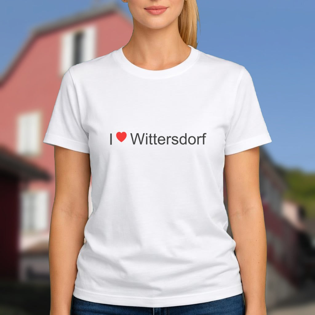 T-shirt I love wittersdorf
