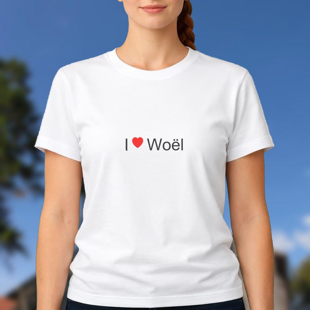 T-shirt I love woël