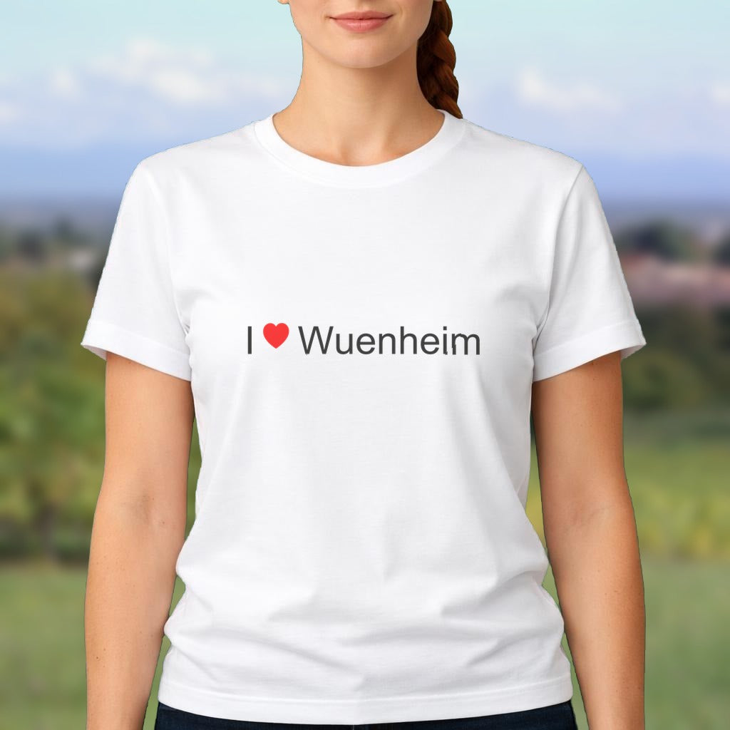 T-shirt I love wuenheim