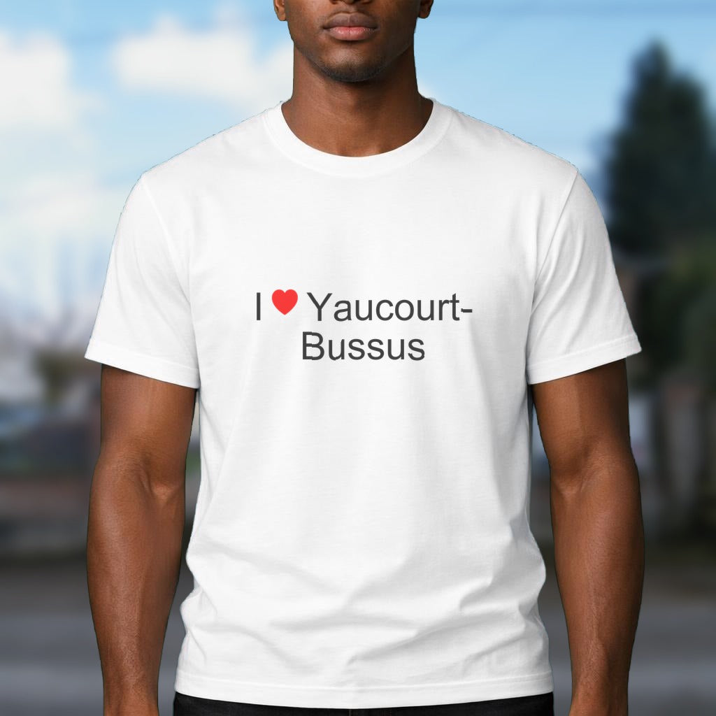 T-shirt I love yaucourt-bussus