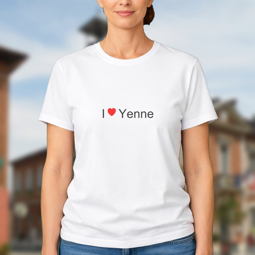 T-shirt I love yenne