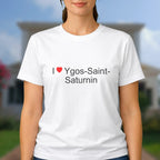 T-shirt I love ygos-saint-saturnin