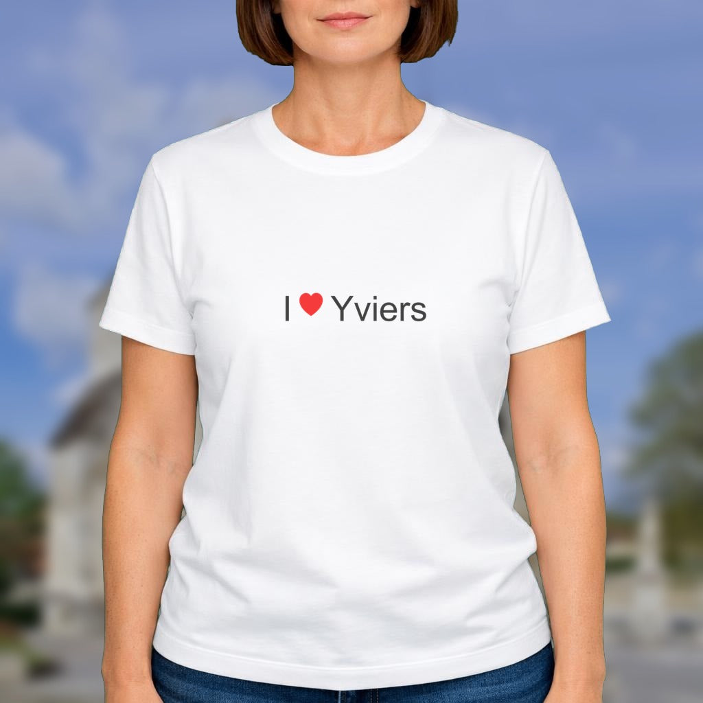 T-shirt I love yviers