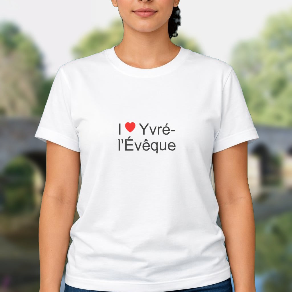 T-shirt I love yvré-l'évêque