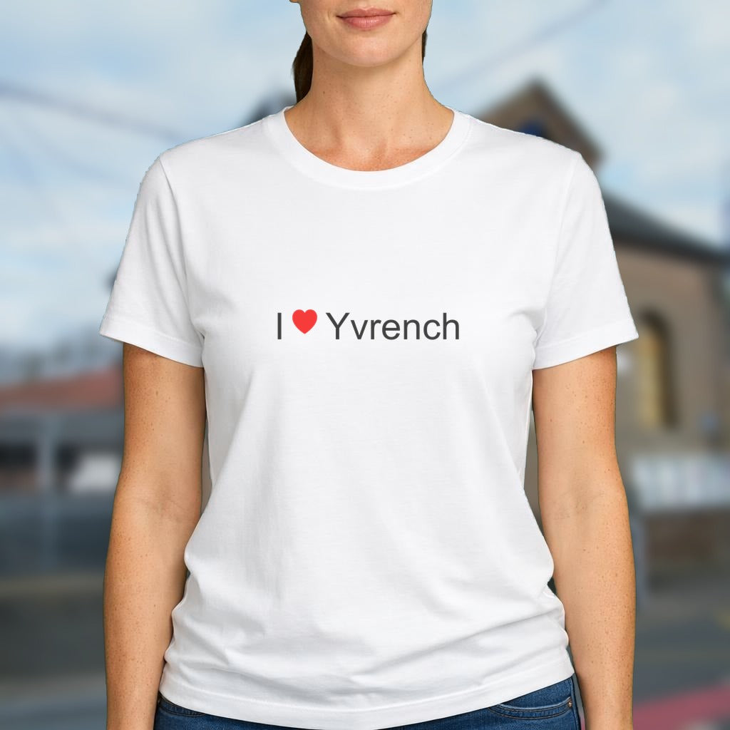 T-shirt I love yvrench