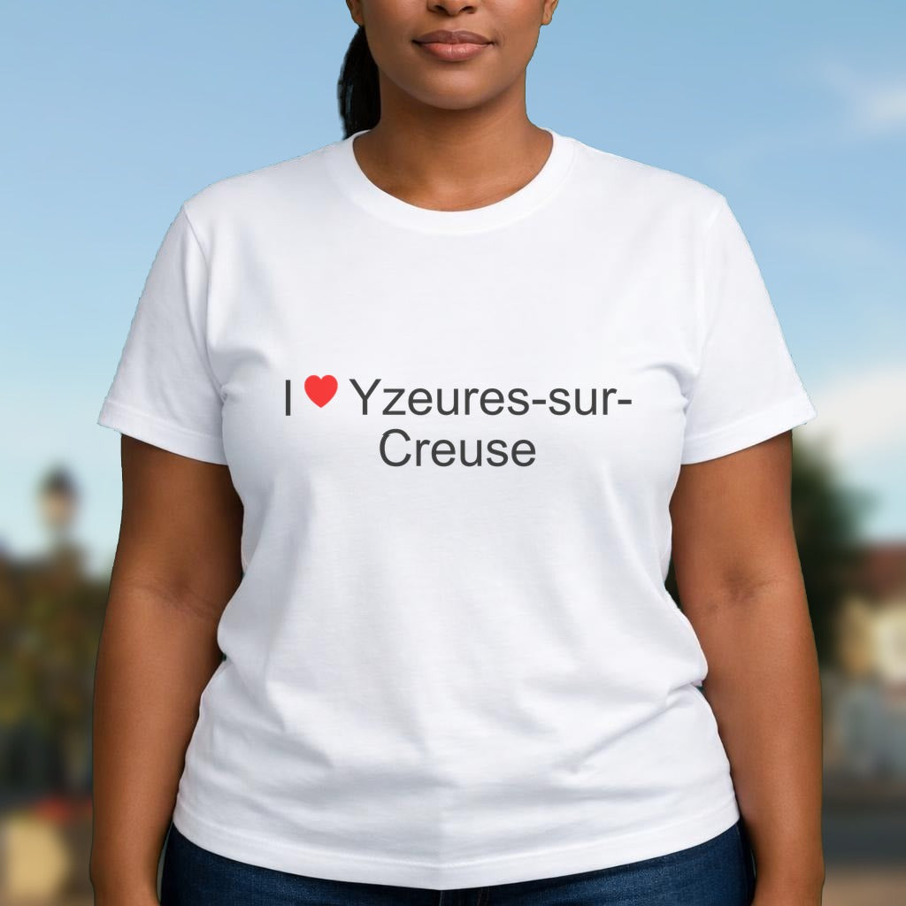 T-shirt I love yzeures-sur-creuse