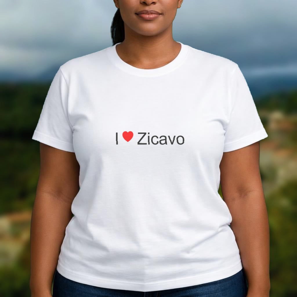 T-shirt I love zicavo