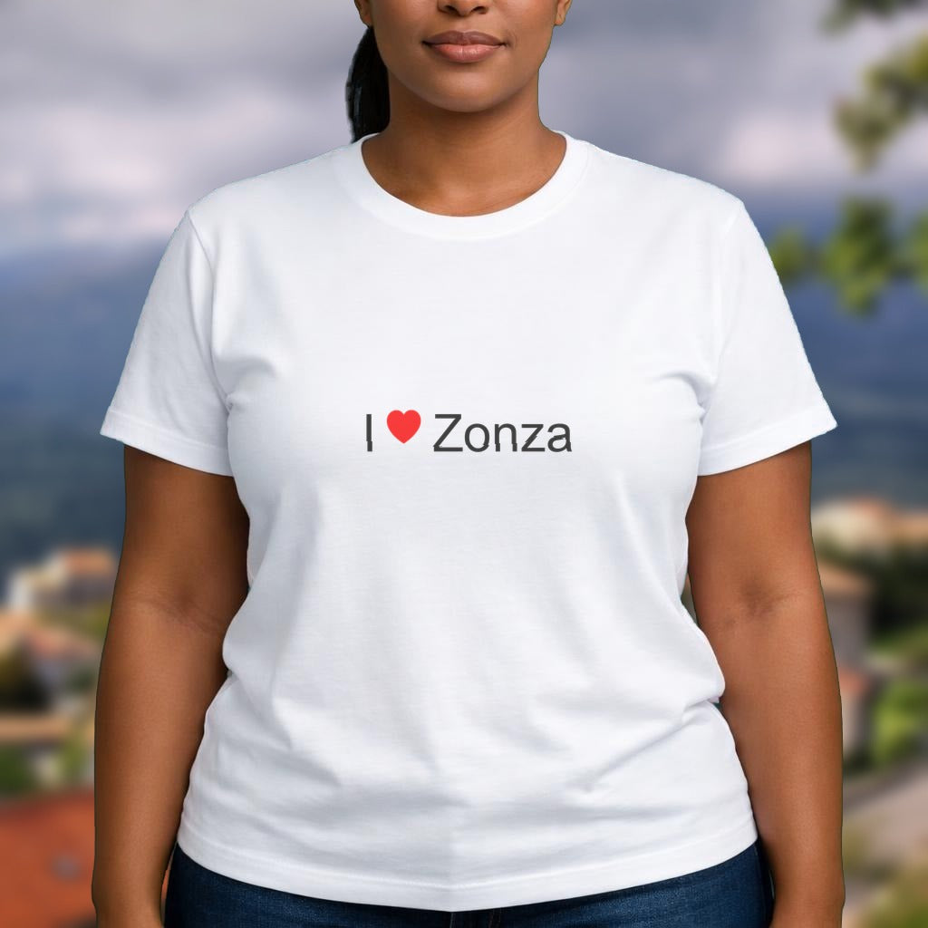 T-shirt I love zonza