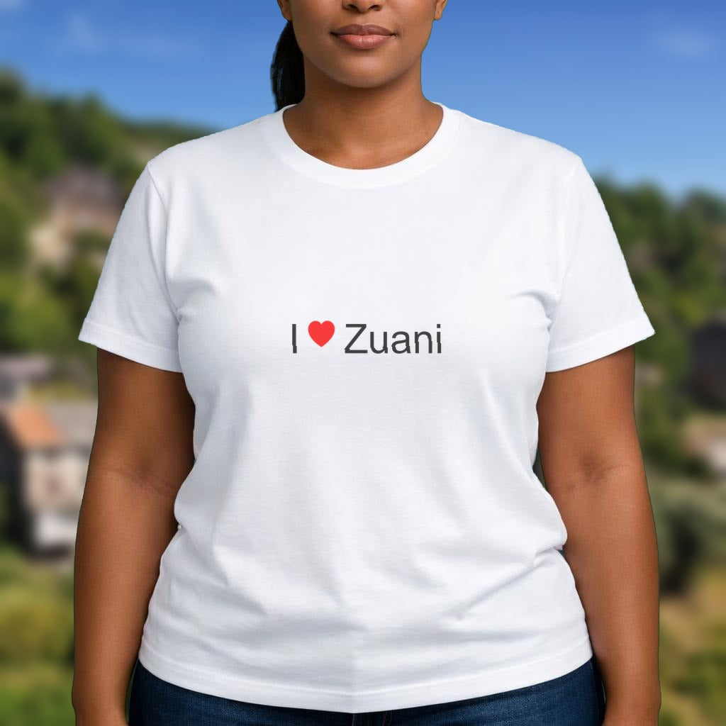 T-shirt I love zuani