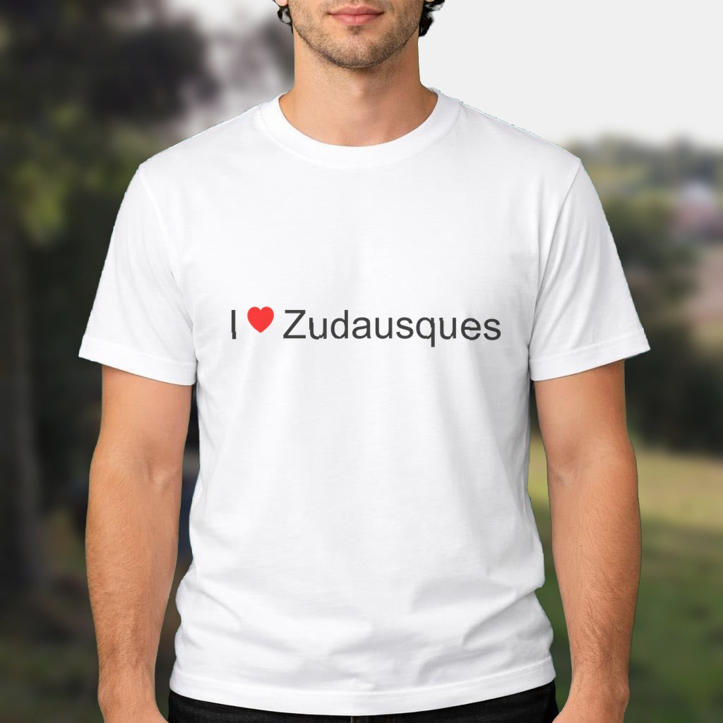 T-shirt I love zudausques