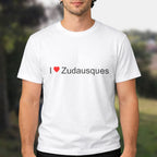T-shirt I love zudausques