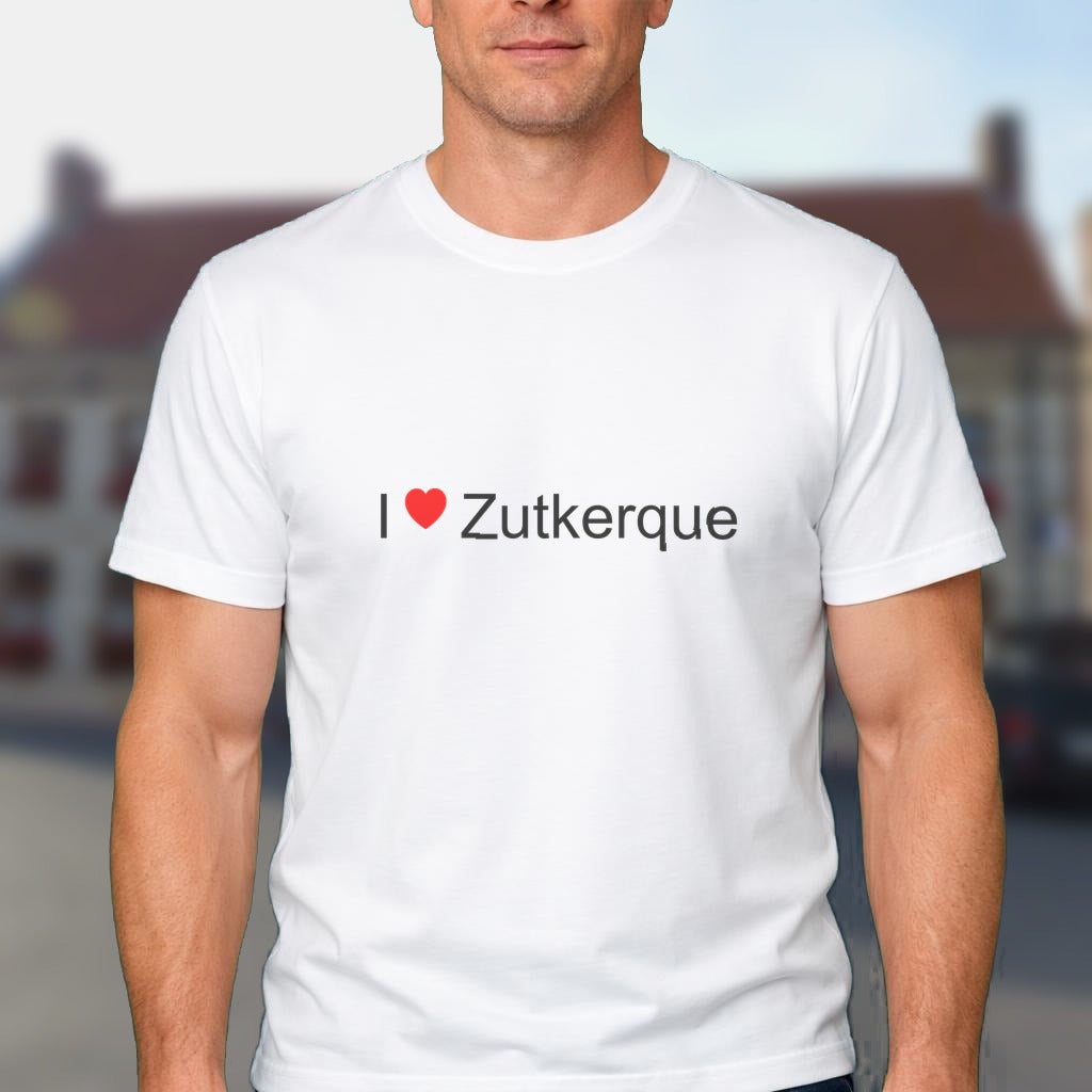 T-shirt I love zutkerque