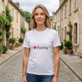 Photo portée du T-shirt I love fouilloy en décor Fouilloy