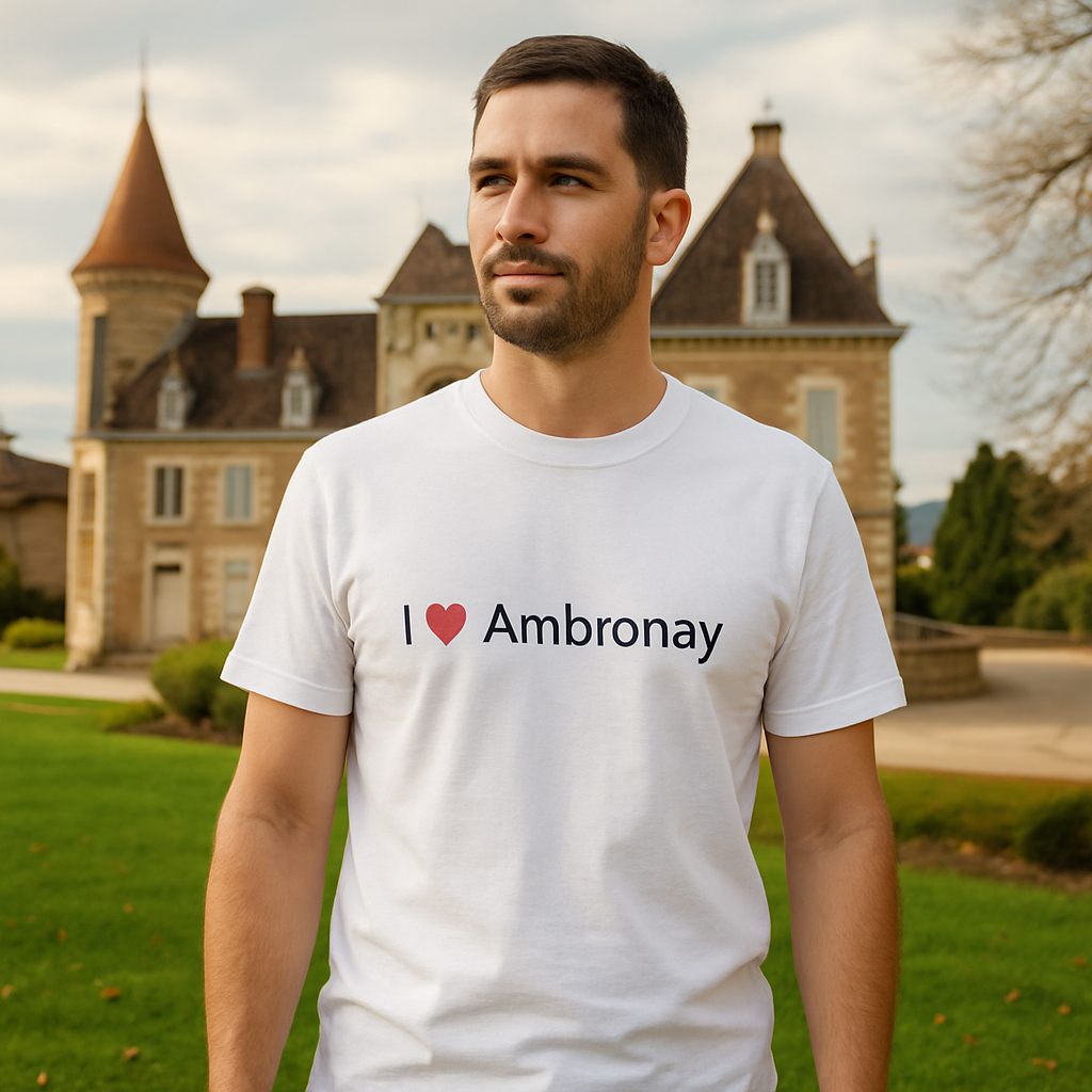 T-Shirt Ich liebe Ambronay