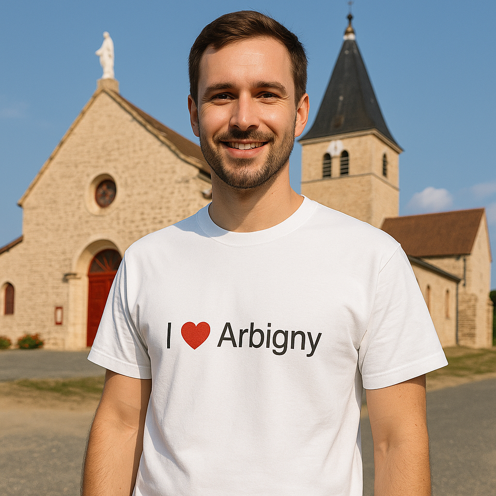 T-Shirt Ich liebe Arbigny