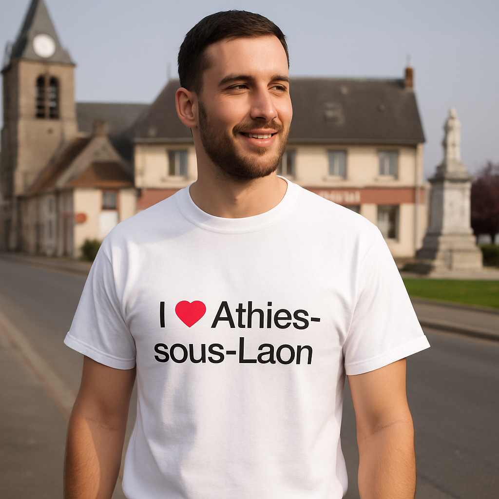 T-Shirt Ich liebe Athies-sous-Laon