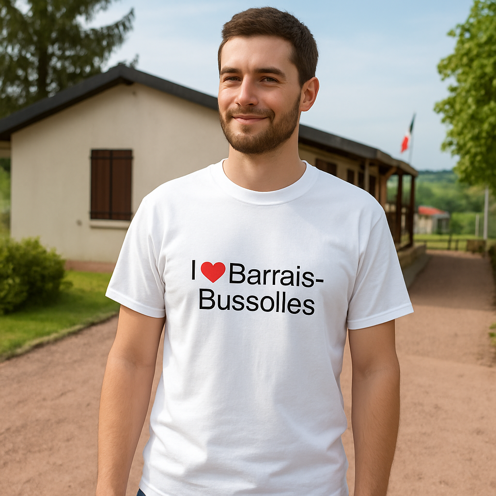 T-shirt "I love Barrais-Bussolles"