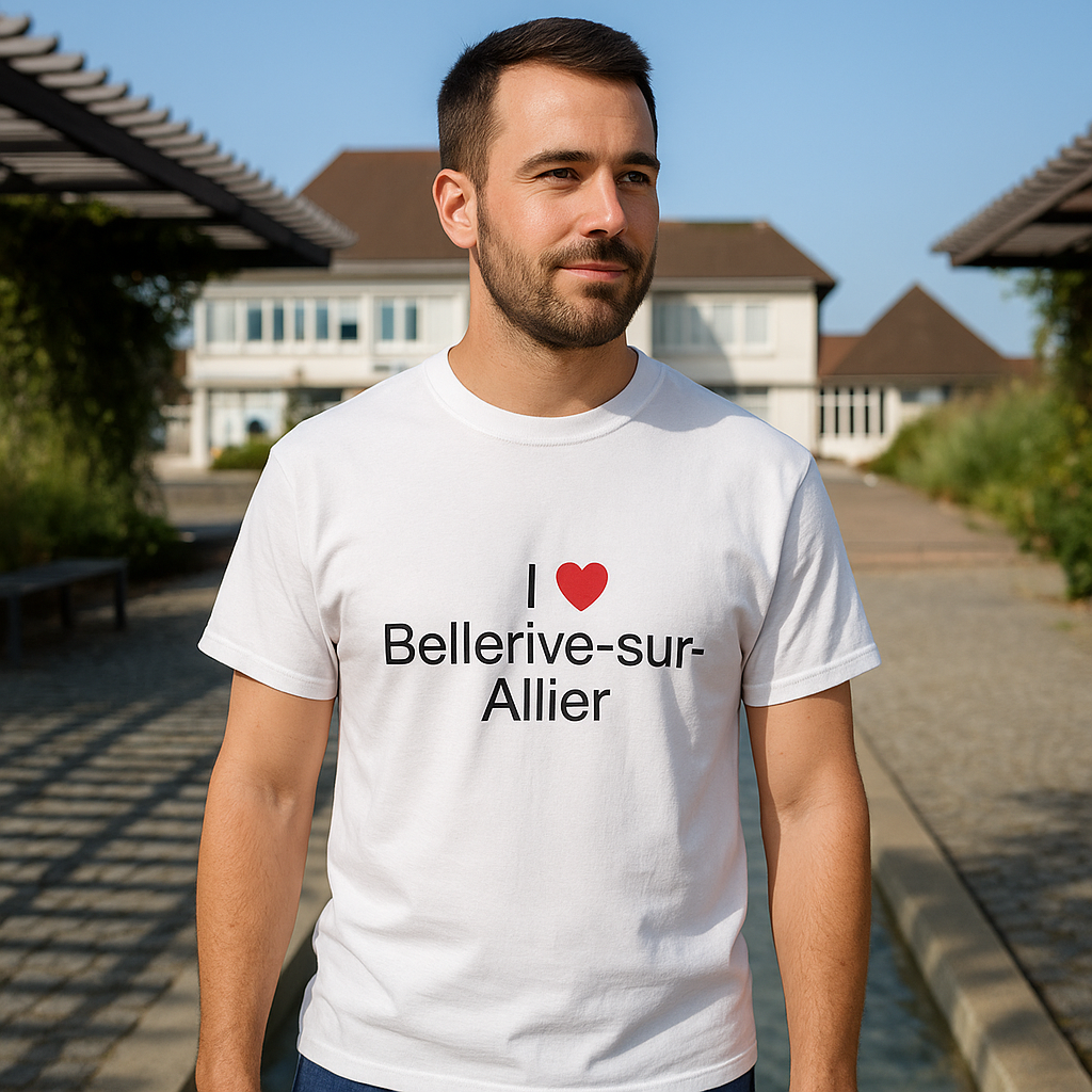 T-Shirt Ich liebe Bellerive-sur-Allier