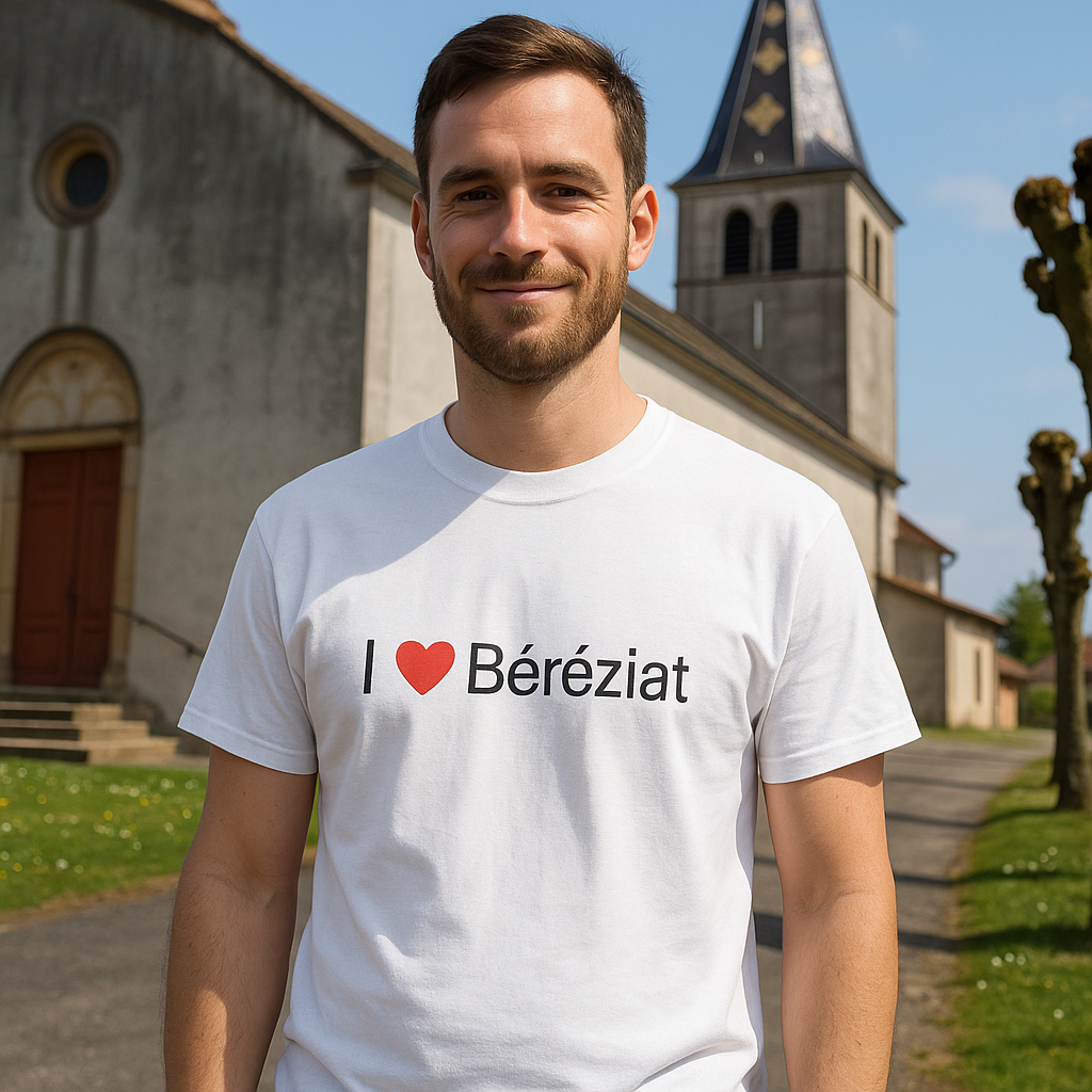T-Shirt Ich liebe Béréziat
