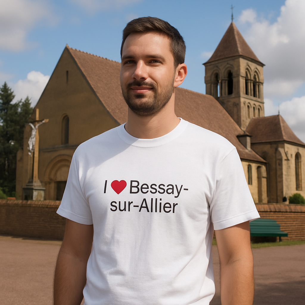 T-Shirt Ich liebe Bessay-sur-Allier