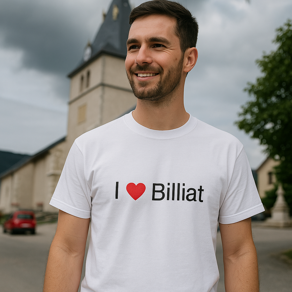 T-Shirt Ich liebe Billiat