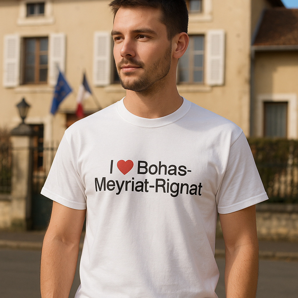 T-Shirt Ich liebe Bohas-Meyriat-Rignat