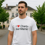 T-Shirt Ich liebe Charly-sur-Marne