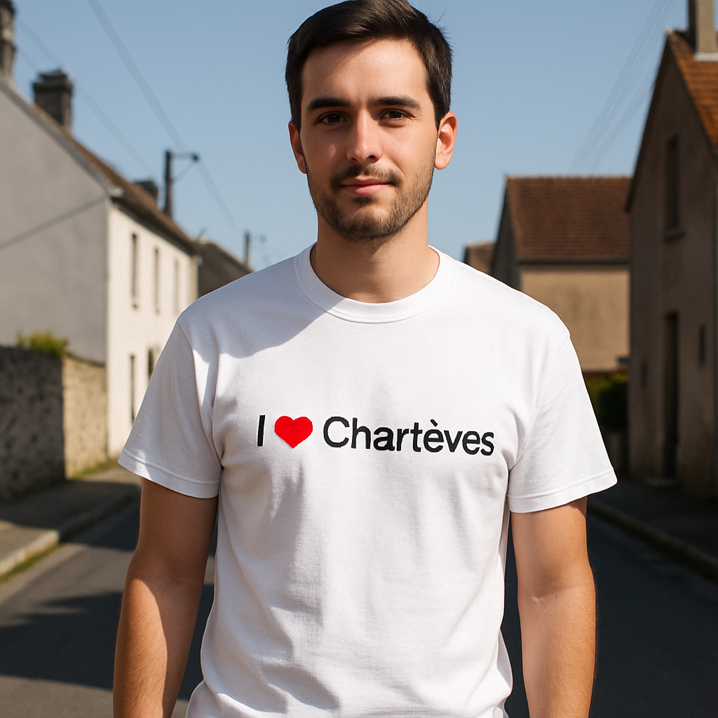 T-shirt Ich liebe Chartèves