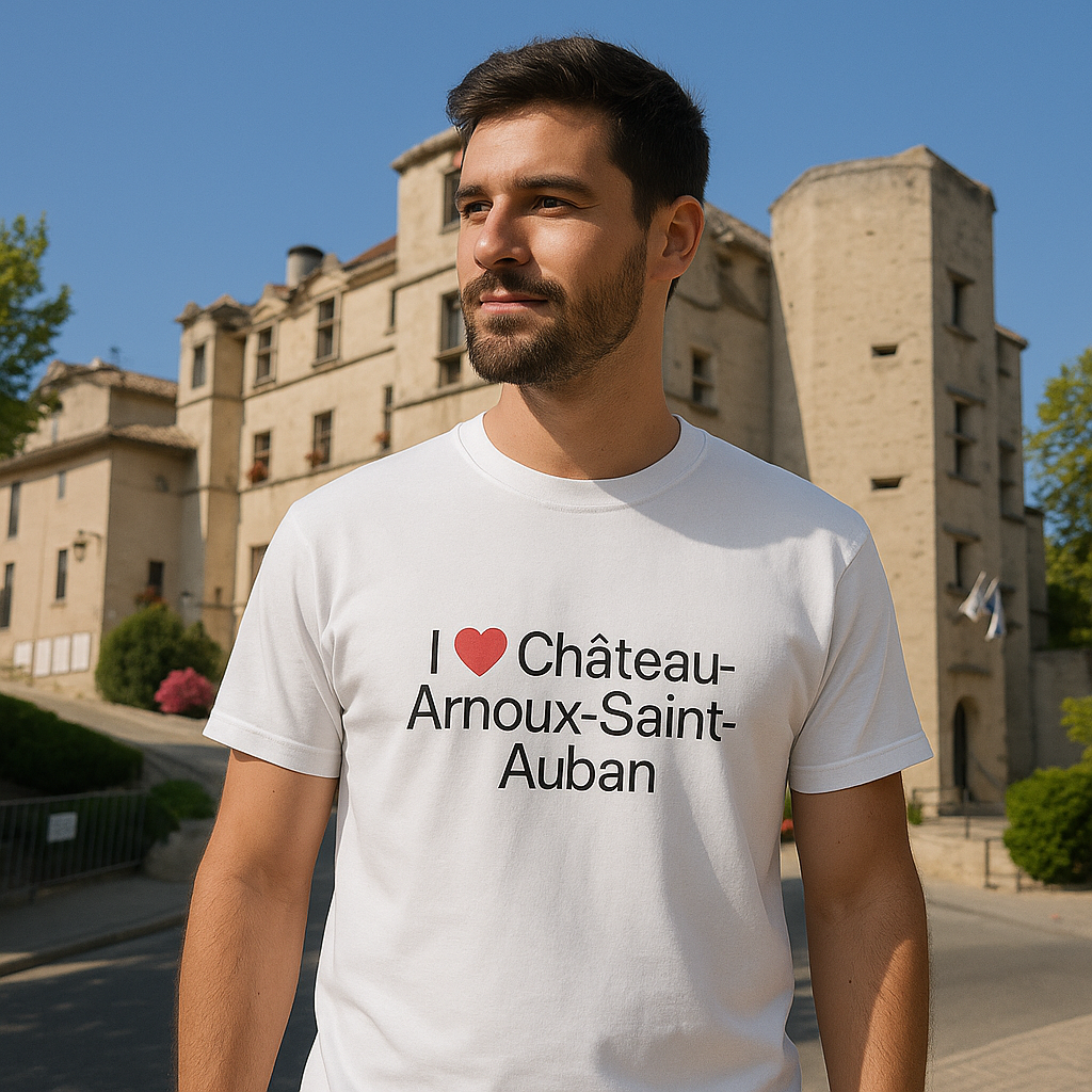T-Shirt Ich liebe Château-Arnoux-Saint-Auban