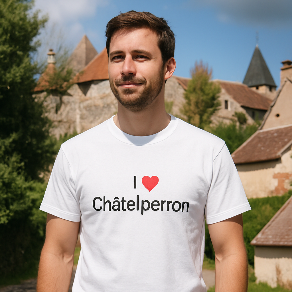 T-Shirt Ich liebe Châtelperron