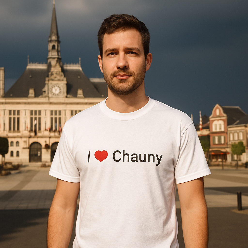 T-Shirt Ich liebe Chauny