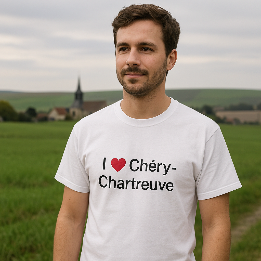 T-shirt Ich liebe Chéry-Chartreuve