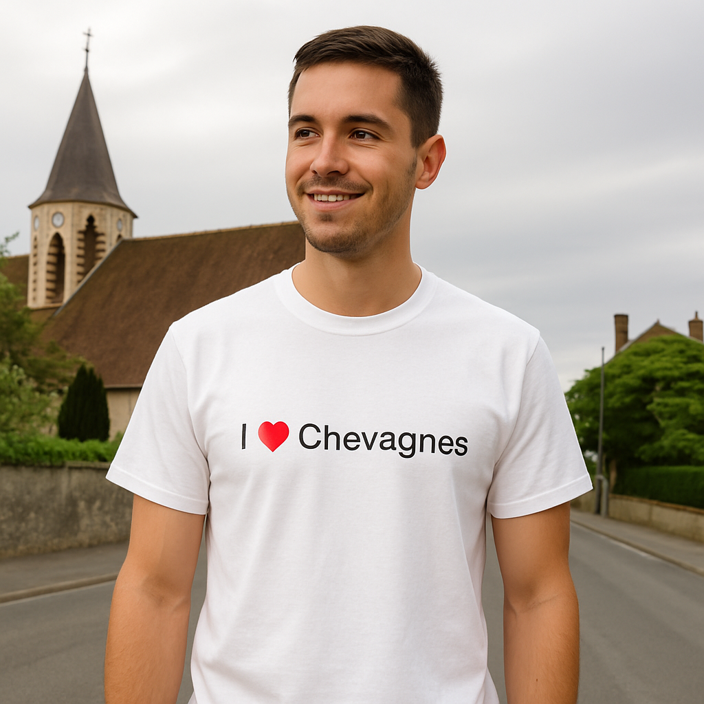T-Shirt Ich liebe Chevagnes