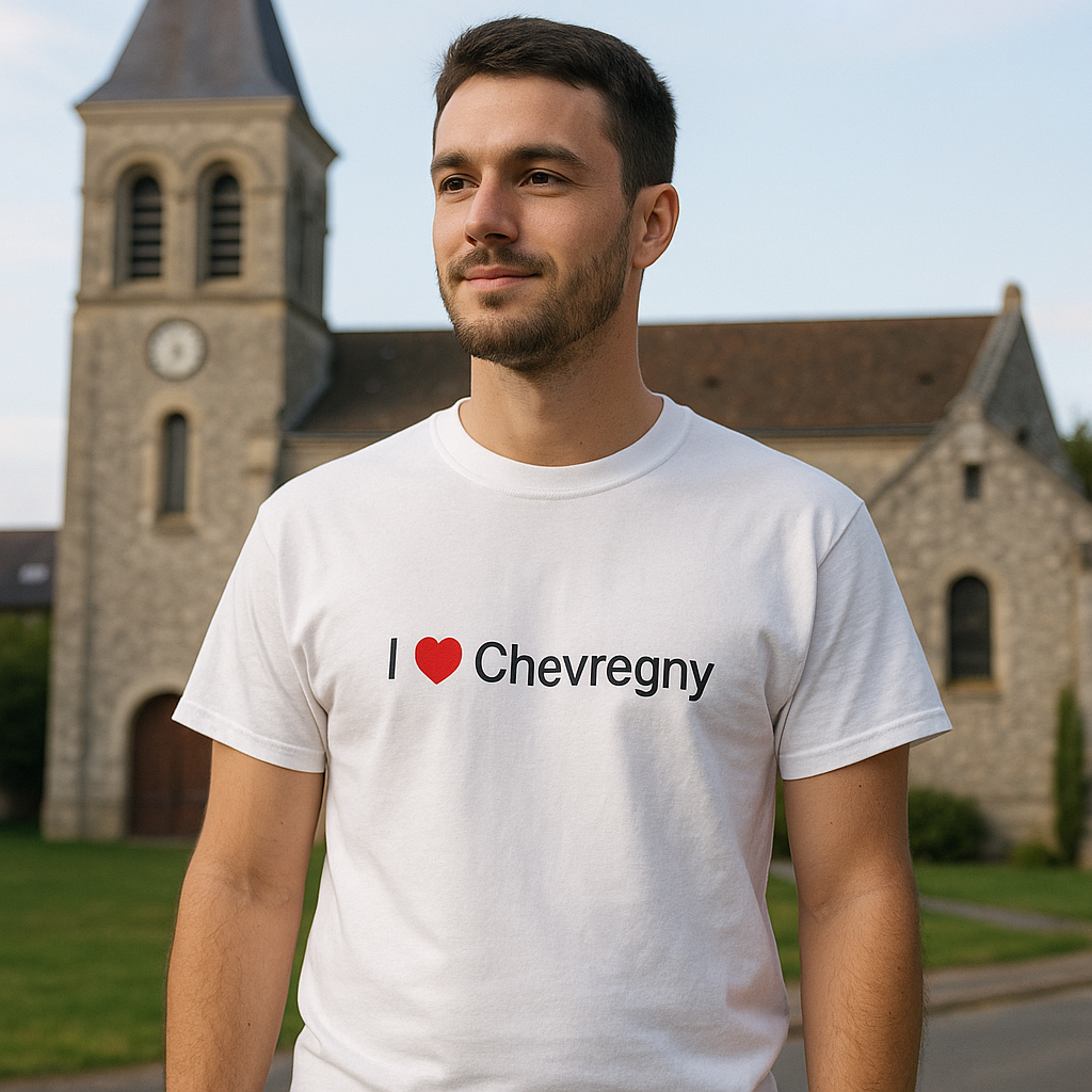 T-Shirt Ich liebe Chevregny
