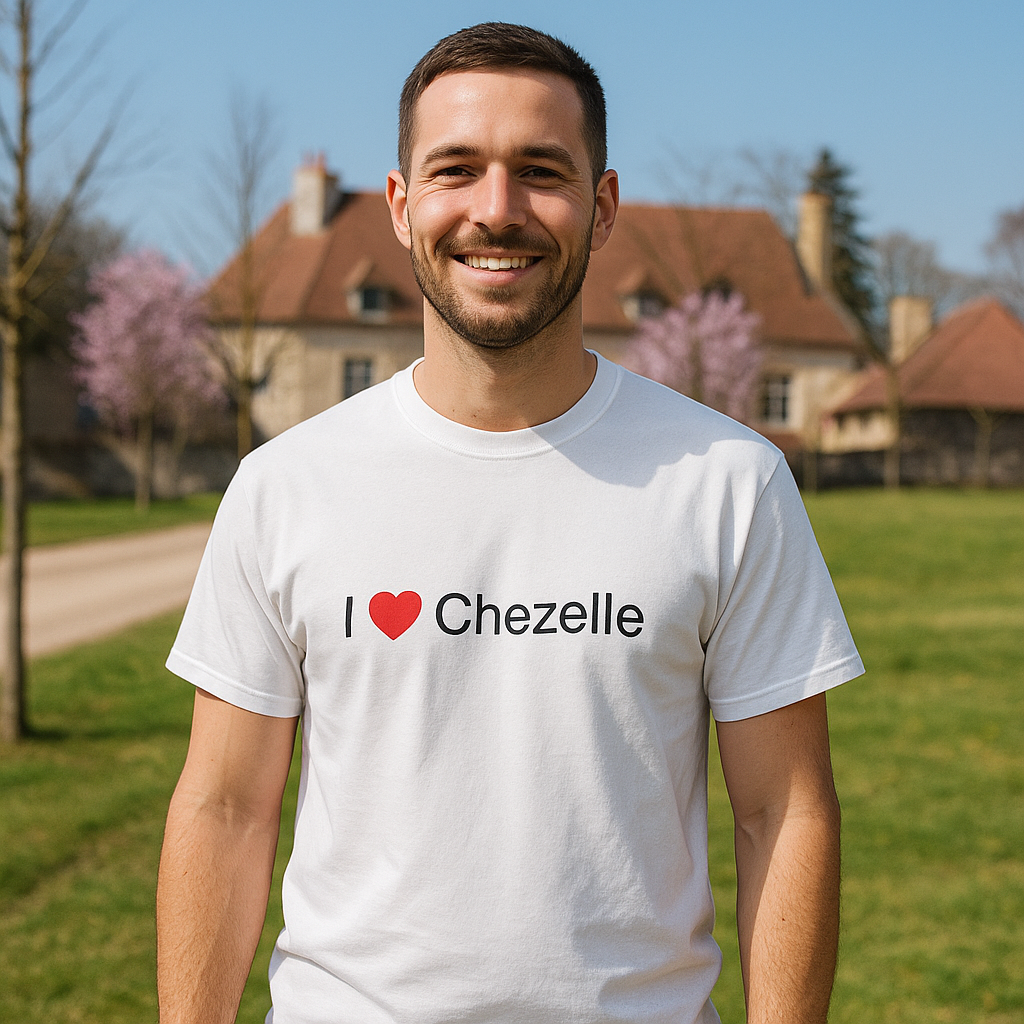 T-Shirt Ich liebe chezelle