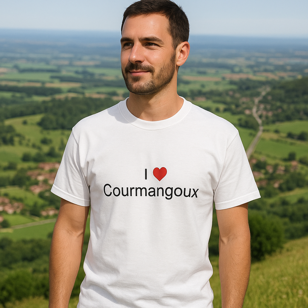 T-Shirt Ich liebe Courmangoux