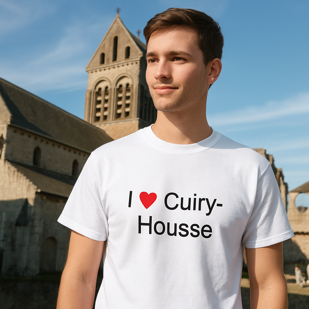 T-Shirt Ich liebe Cuiry-Housse
