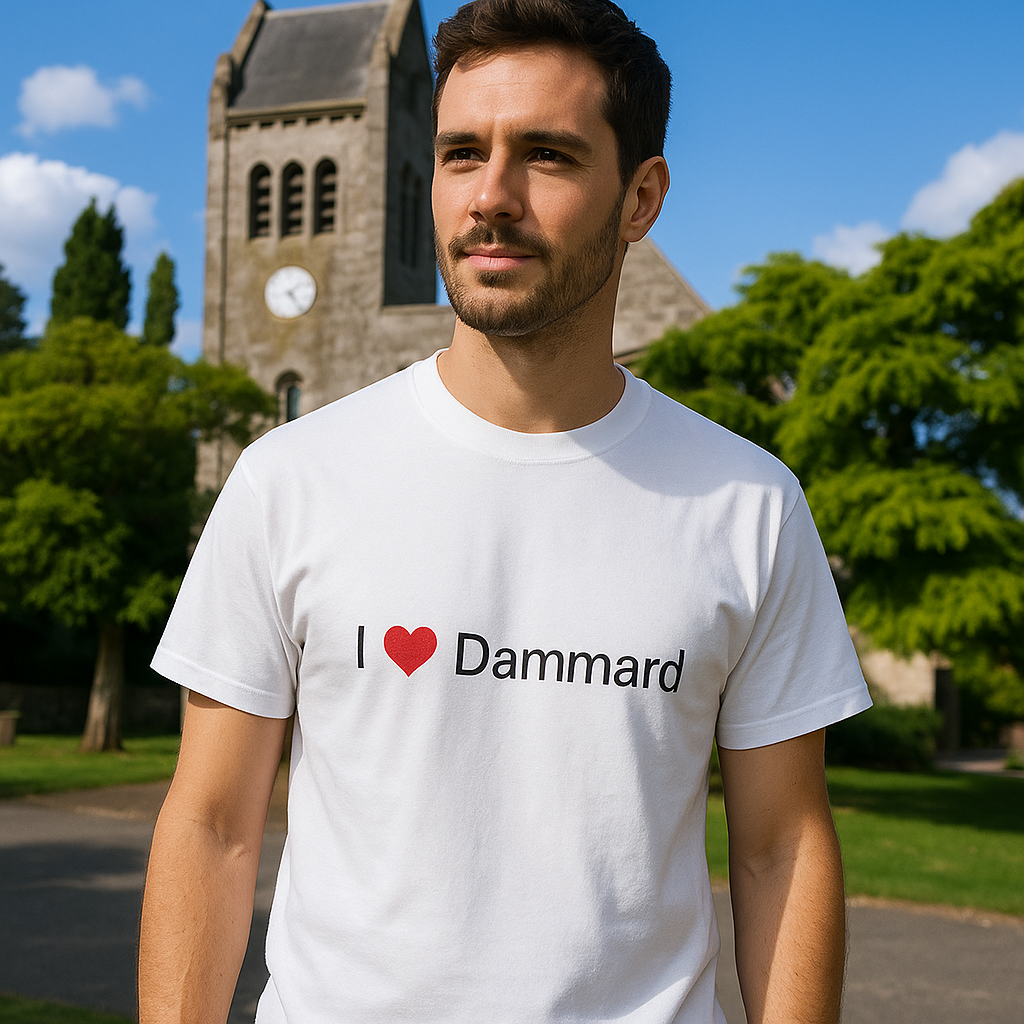T-Shirt Ich liebe Dammartin
