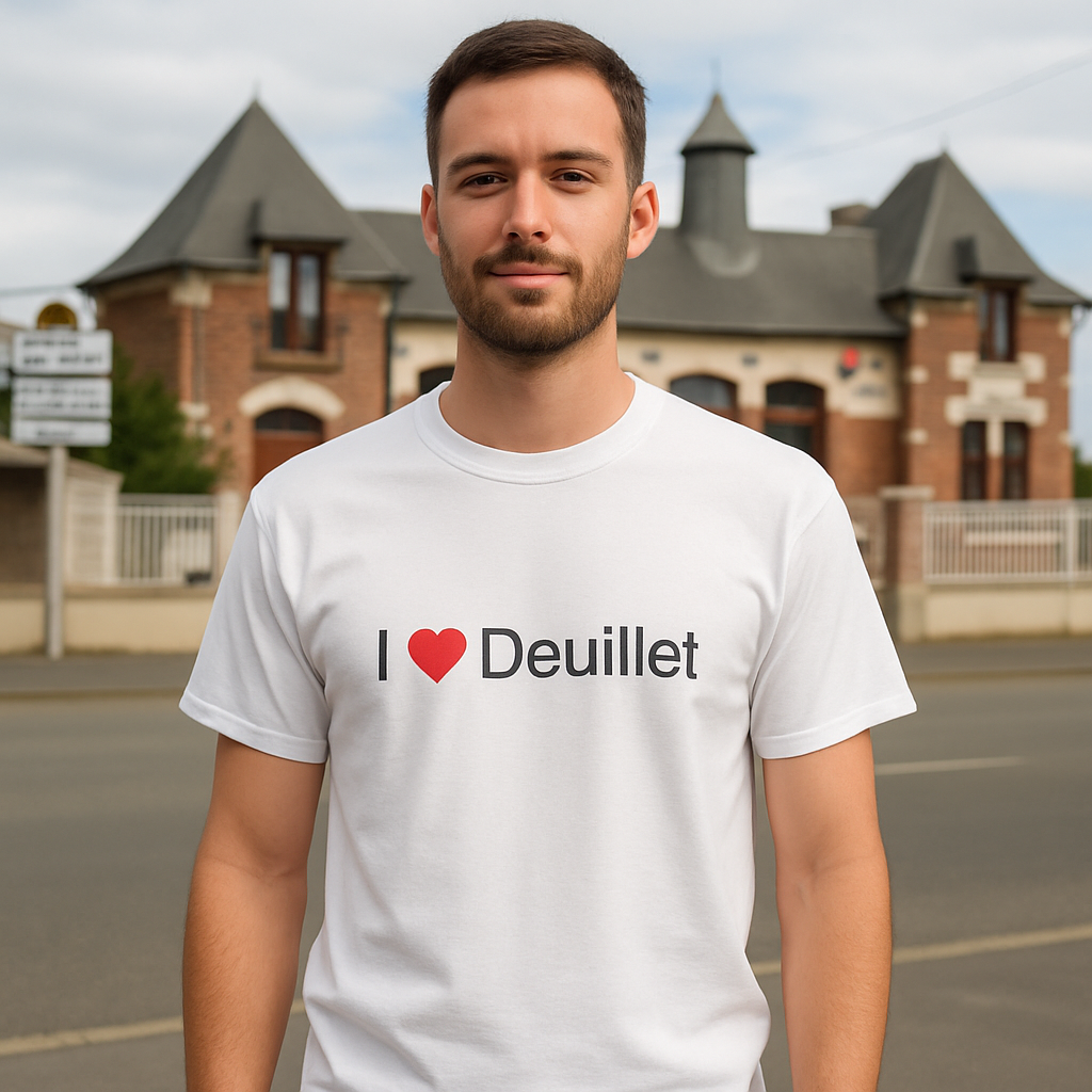 T-Shirt „I love Deuillet“