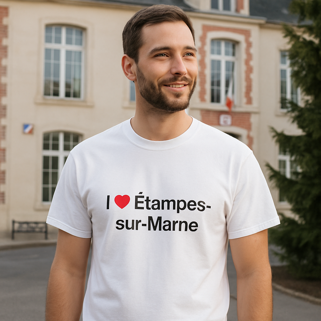 T-Shirt I love Étampes-sur-Marne