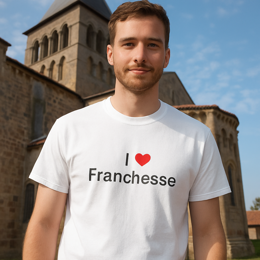 T-Shirt Ich liebe fränkisch