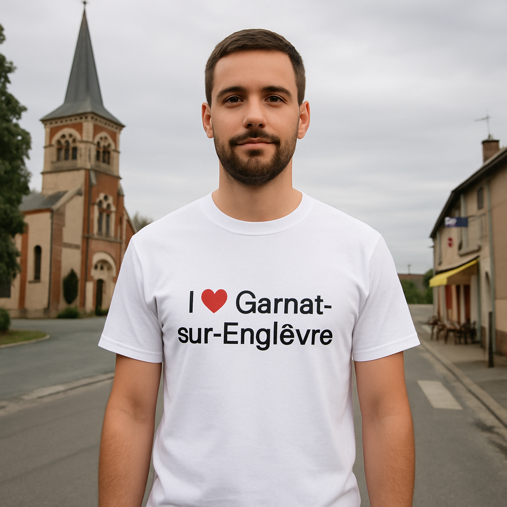 T-Shirt Ich liebe Garnat-sur-Engièvre