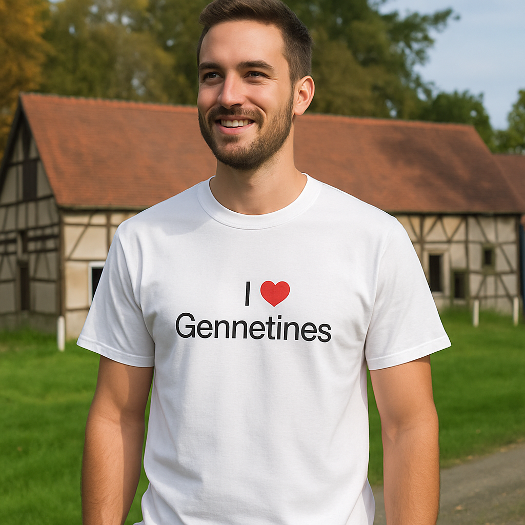 T-Shirt Ich liebe Gennetines
