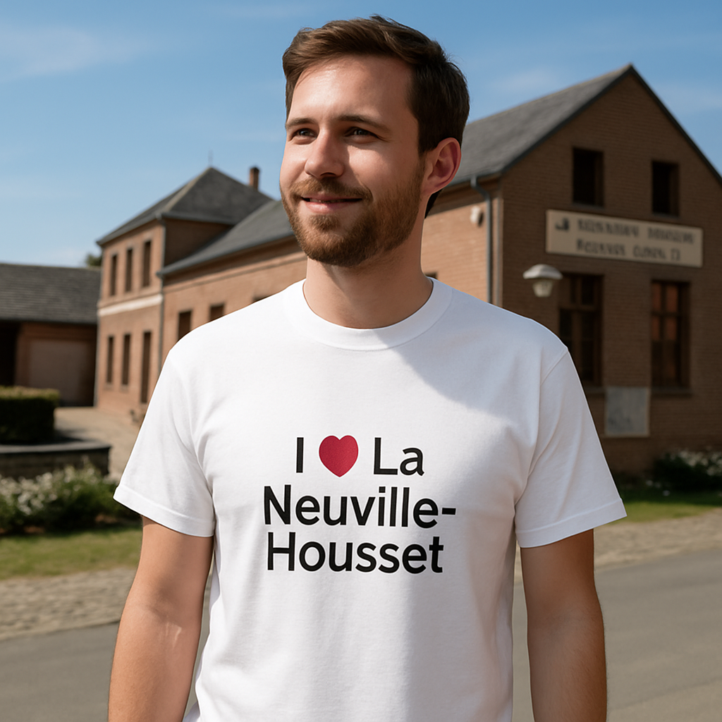 T-Shirt Ich liebe La Neuville-Housset
